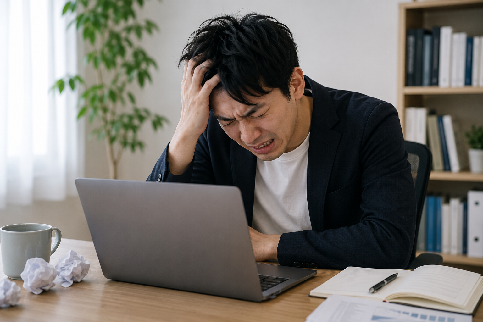 AI検索に質問を入力するイメージ